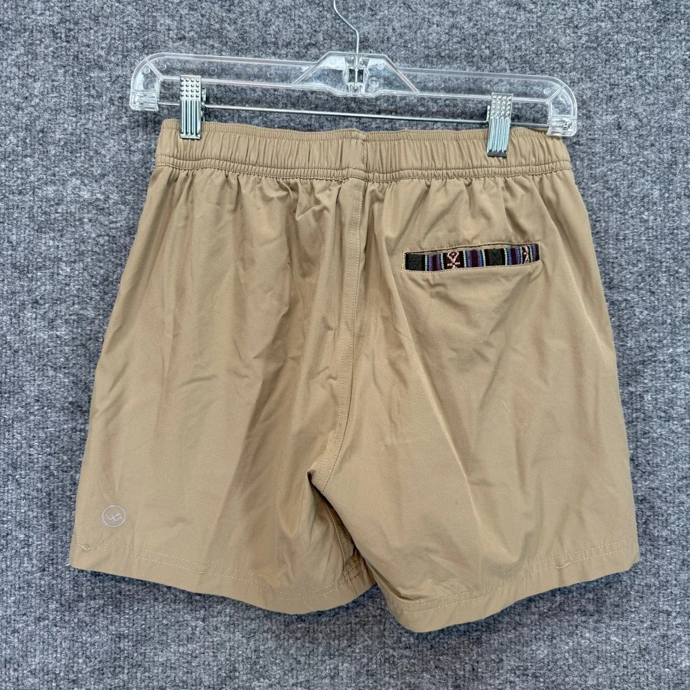 Wowie Sapien 2.0 Shorts Mens Small Khaki Stretch Liner Aztec Southwest
